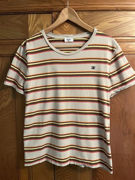 celine striped t shirt|cheap celine tops.